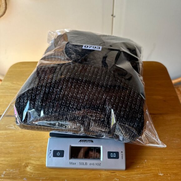 Carbon Sweater Mens Size XL Gray Heathered High Neck Casual Lagenlook Office - Picture 13 of 13